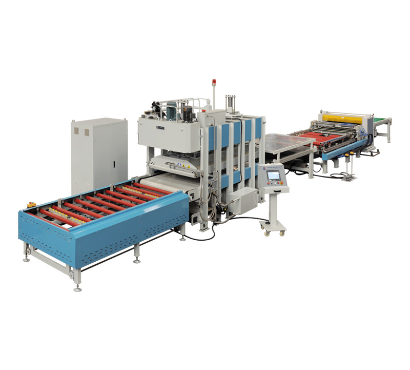 Panel cover、Wood door compounding production line  (three direction direction) BY624 x 8/16